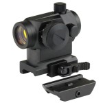 Tactical Mini Micro Reflex Red Dot Scope Sight with QD Quick Riser Mount